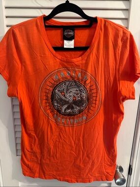Harley-Davidson Orange Short Sleeve Tee